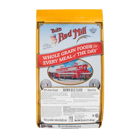 Bobs Red Mill Natural Foods Bob's Red Mill Brown Rice Flour 25lbs 1460B25